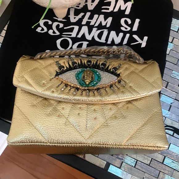 Kurt Geiger London Kensington Eye Quilted Leather Crossbody Bag - Picture 4 of 16